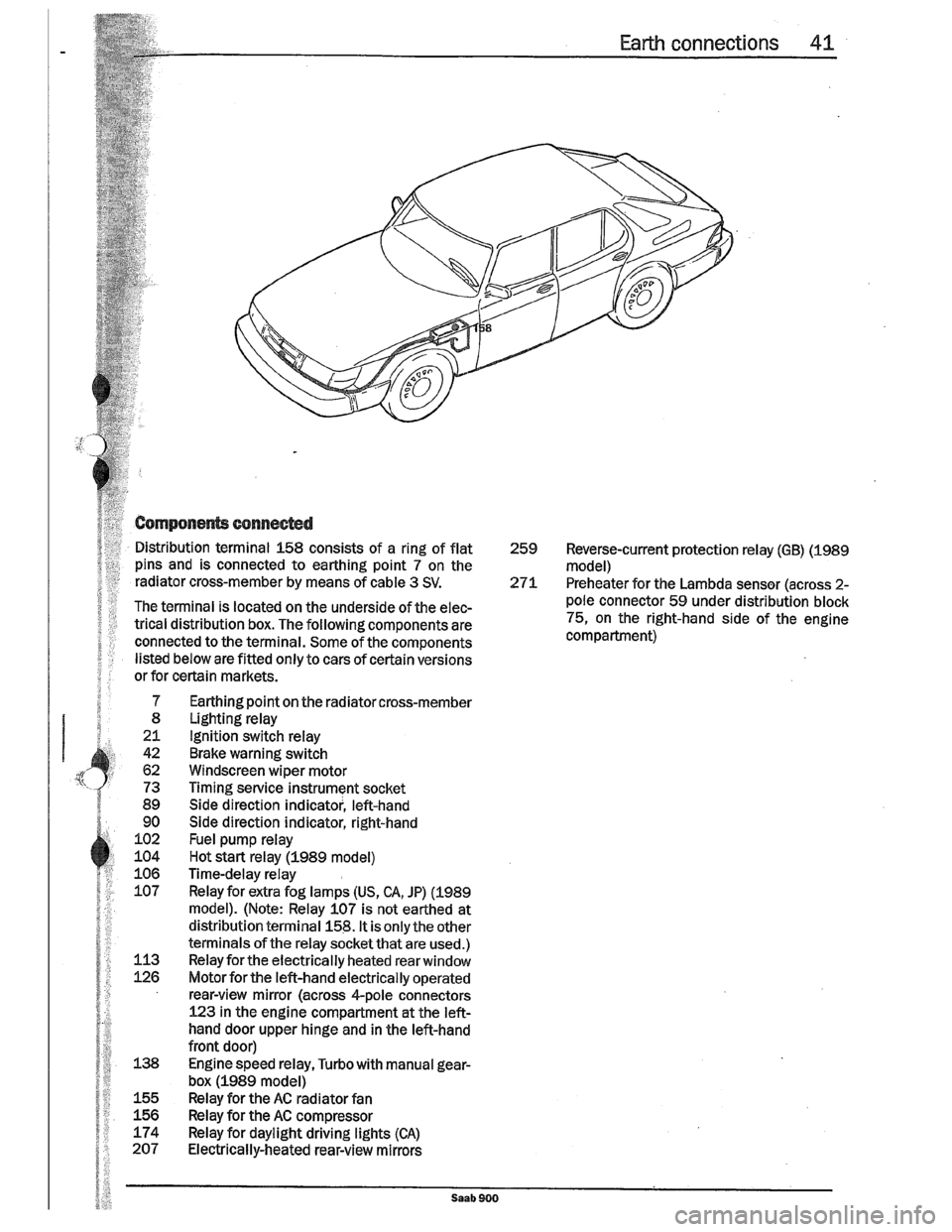 SAAB 900 1989  Service Manual Downloaded from www.Manualslib.com manuals search engine   