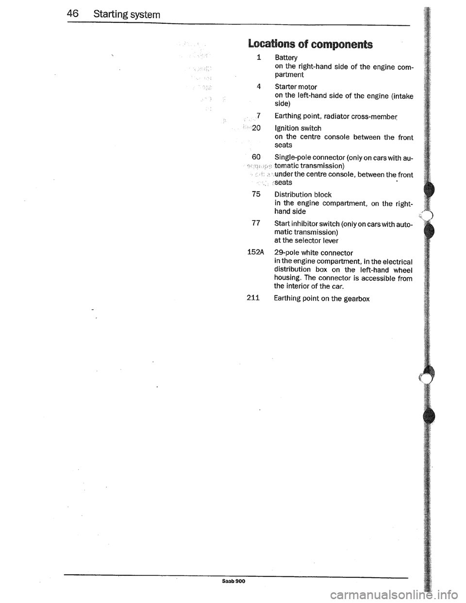 SAAB 900 1989  Service Manual Downloaded from www.Manualslib.com manuals search engine   