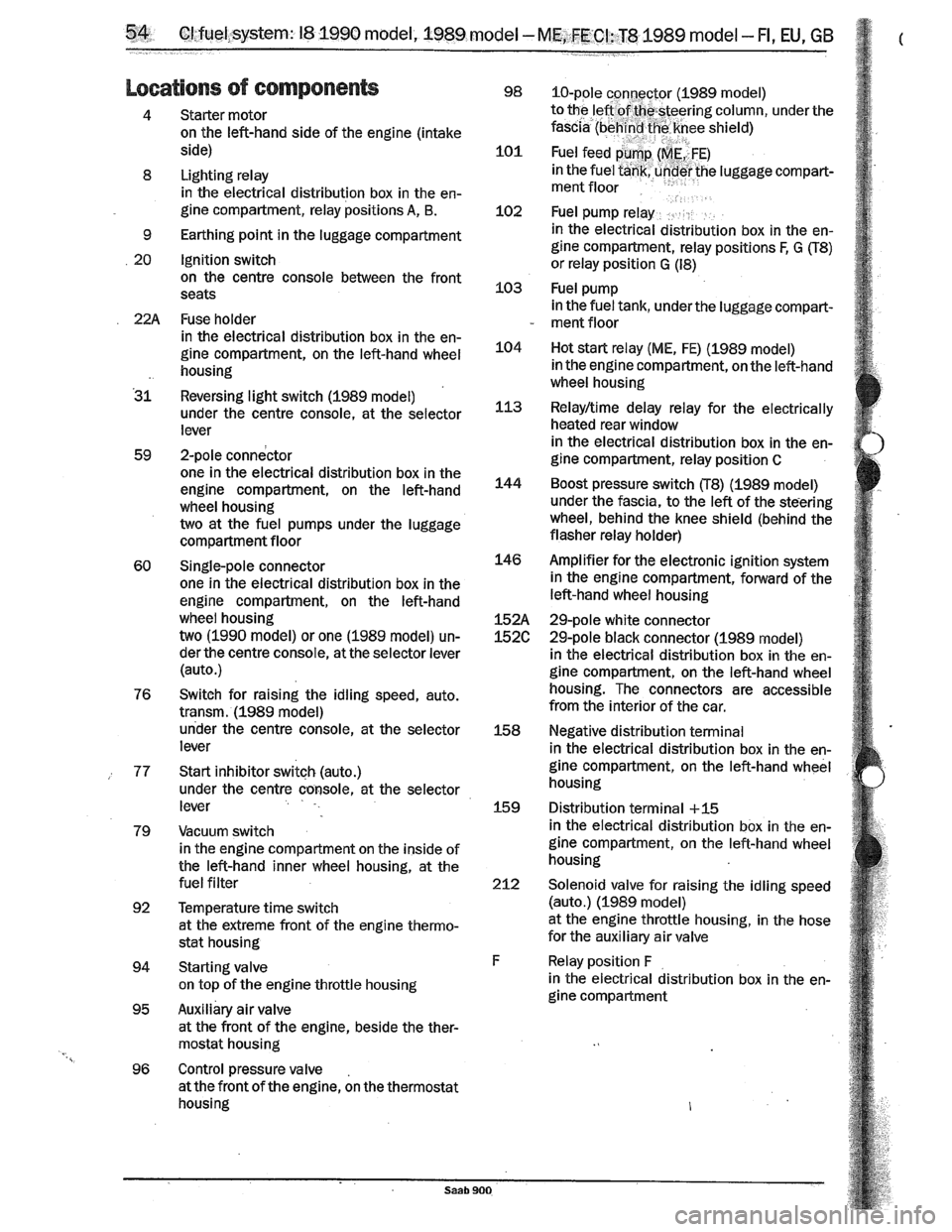 SAAB 900 1989  Service Manual Downloaded from www.Manualslib.com manuals search engine   