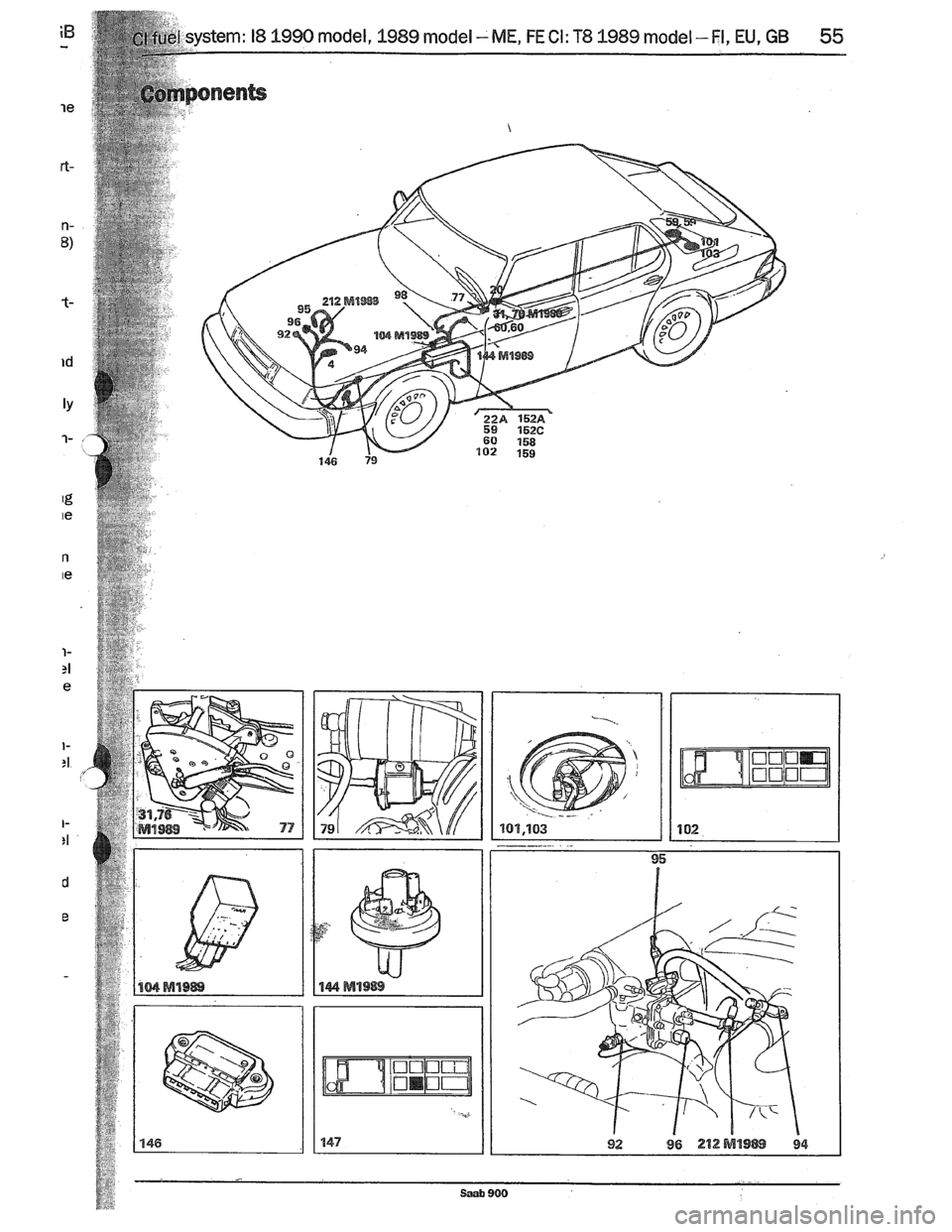 SAAB 900 1989  Service Manual Downloaded from www.Manualslib.com manuals search engine   