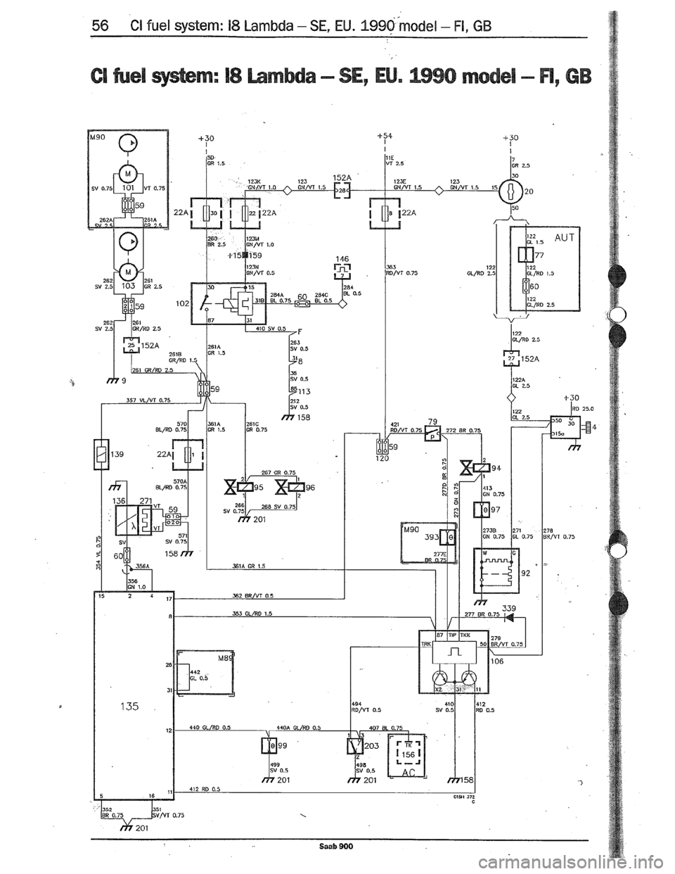 SAAB 900 1989  Service Manual Downloaded from www.Manualslib.com manuals search engine   