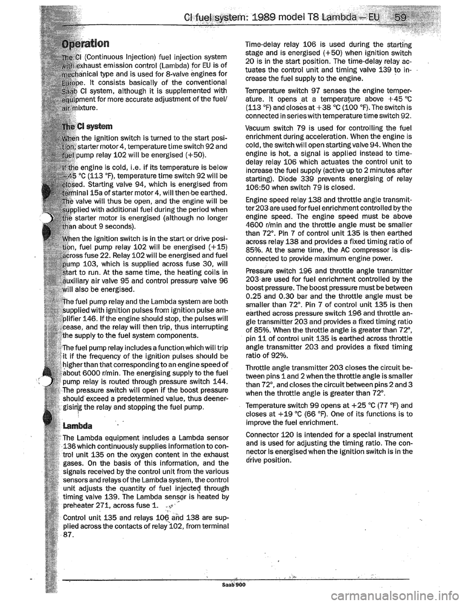 SAAB 900 1989  Service Manual Downloaded from www.Manualslib.com manuals search engine   