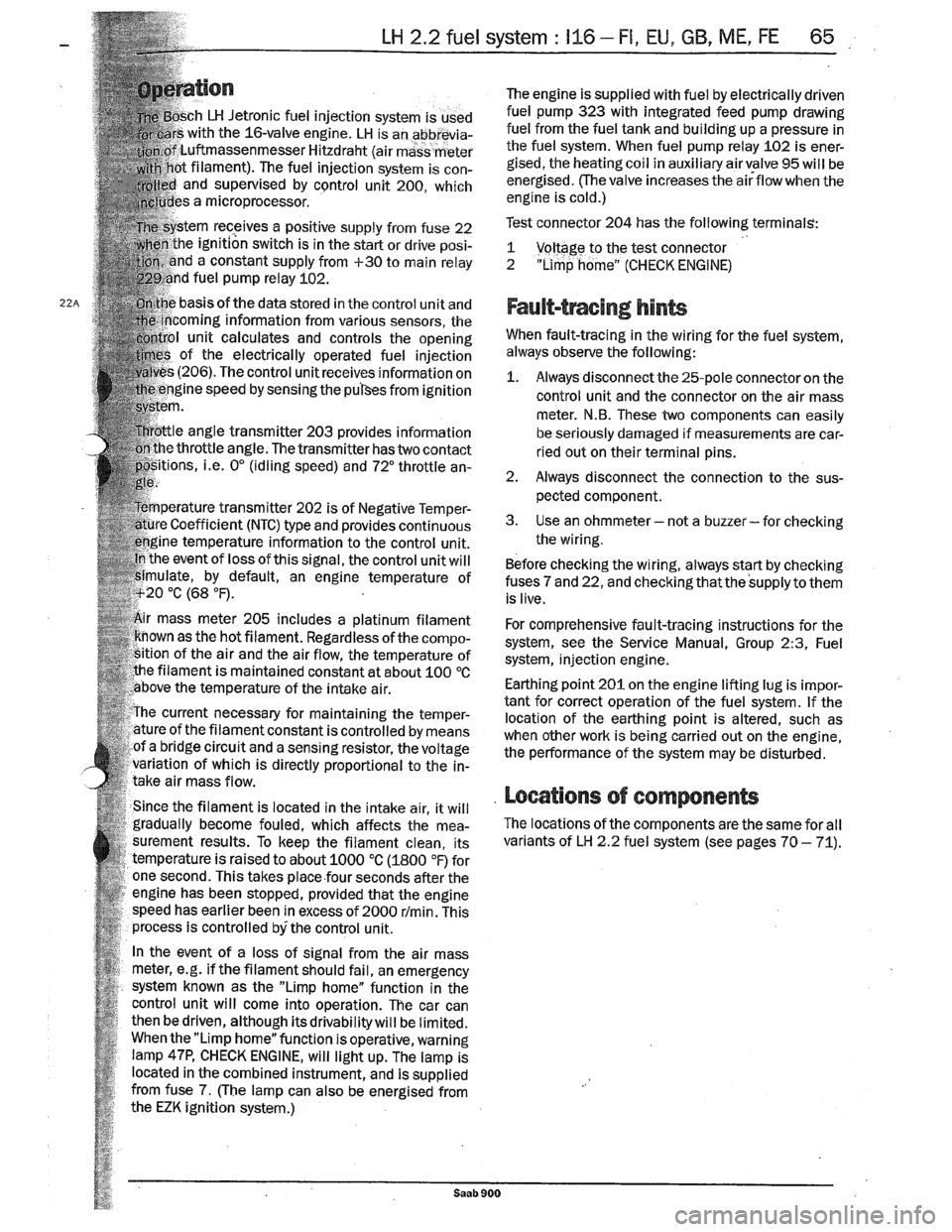 SAAB 900 1989  Service Manual Downloaded from www.Manualslib.com manuals search engine   