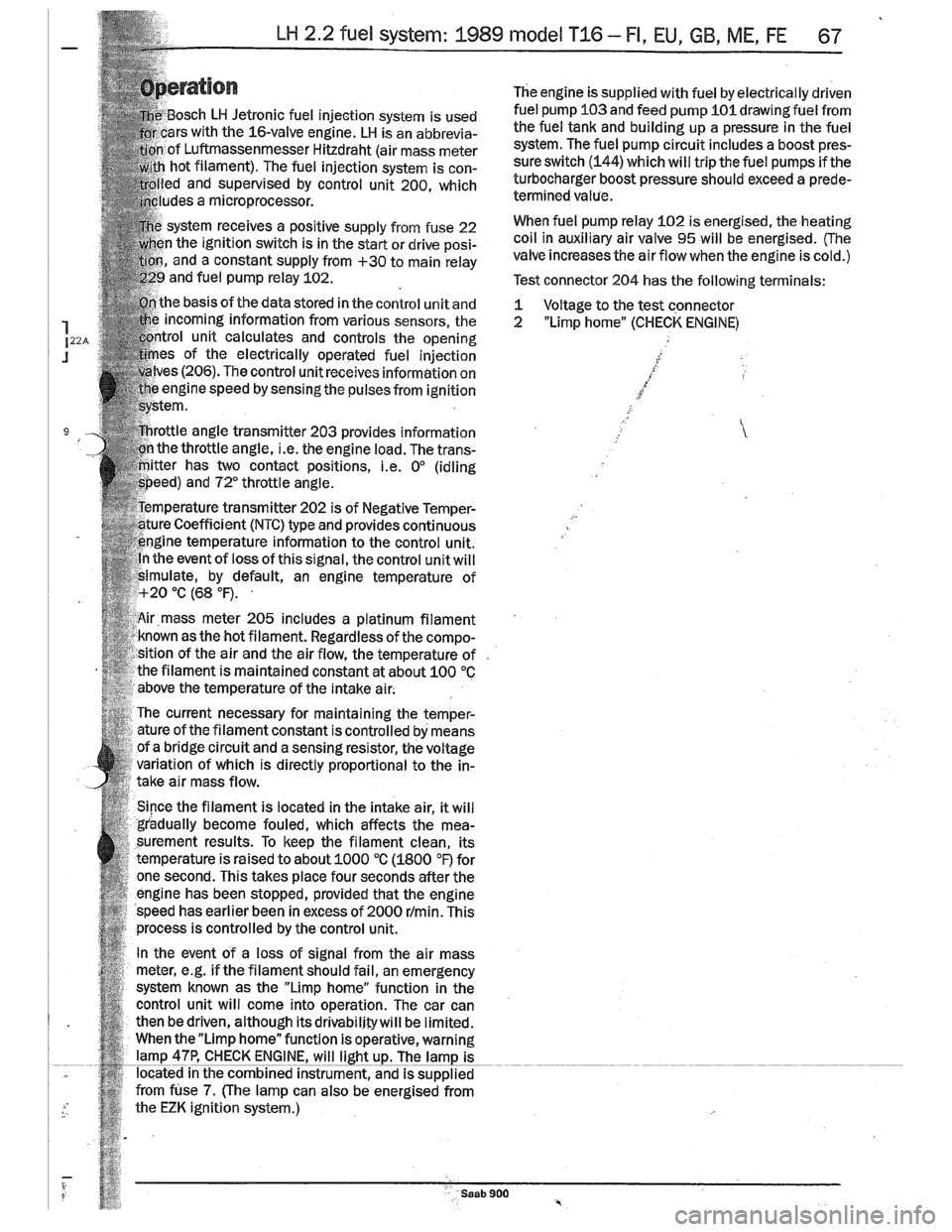 SAAB 900 1989  Service Manual Downloaded from www.Manualslib.com manuals search engine   