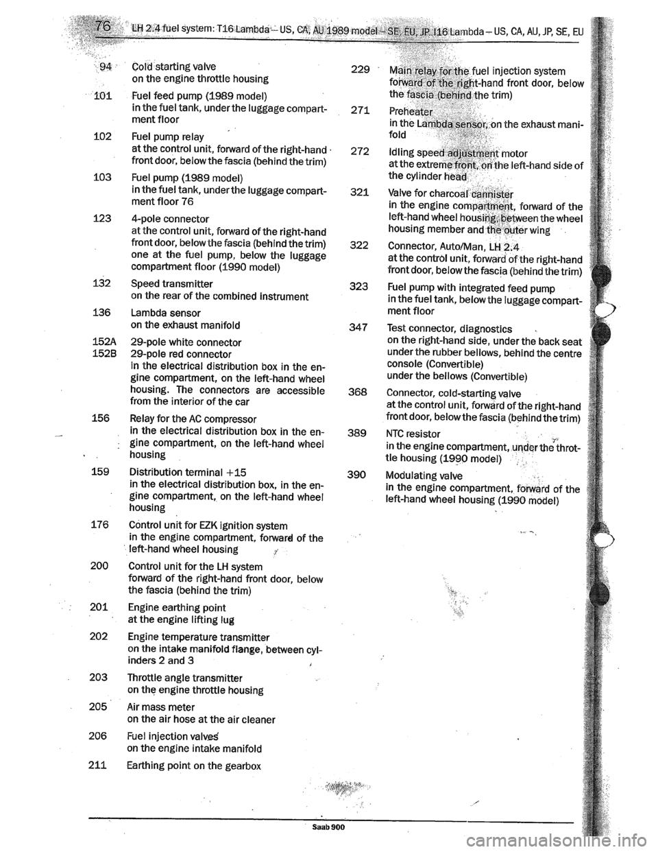 SAAB 900 1989  Service Manual Downloaded from www.Manualslib.com manuals search engine   