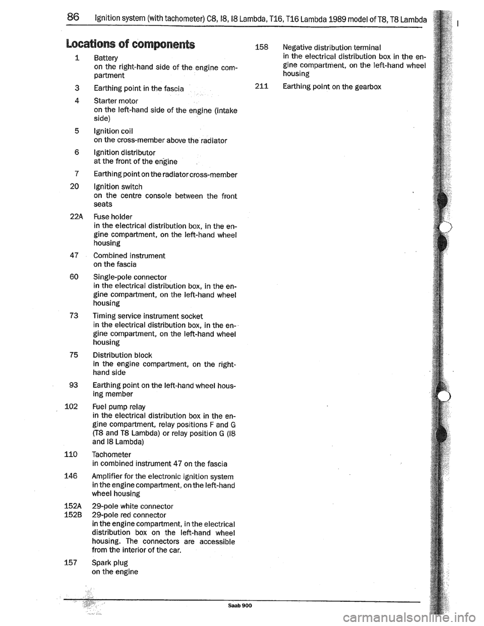 SAAB 900 1989  Service Manual Downloaded from www.Manualslib.com manuals search engine   