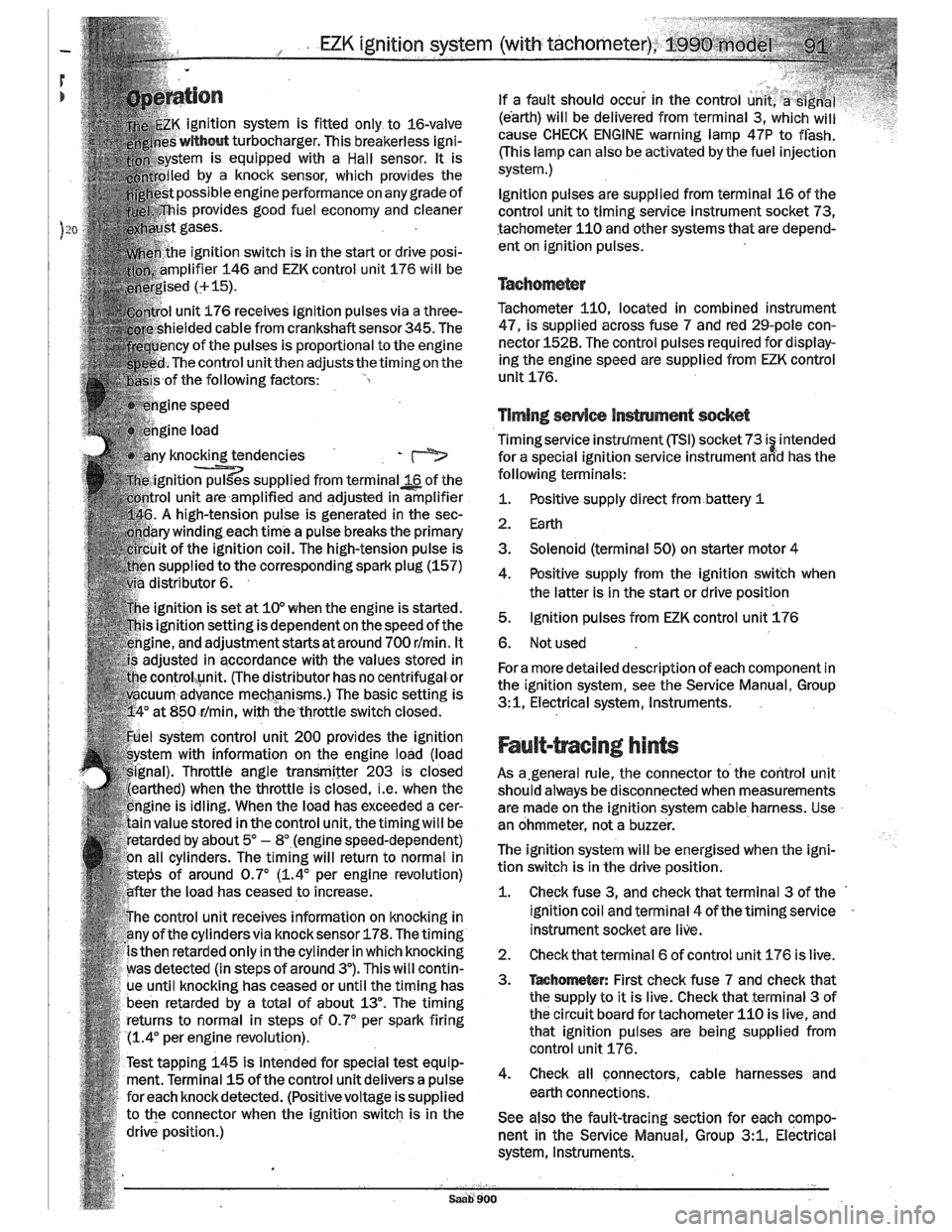 SAAB 900 1989  Service Manual Downloaded from www.Manualslib.com manuals search engine   