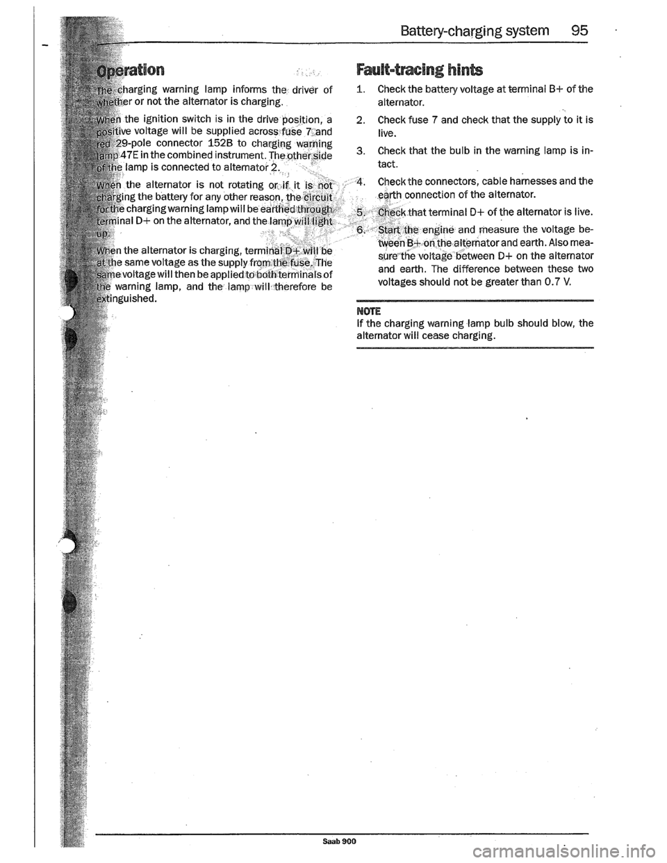 SAAB 900 1989  Service Manual Downloaded from www.Manualslib.com manuals search engine   