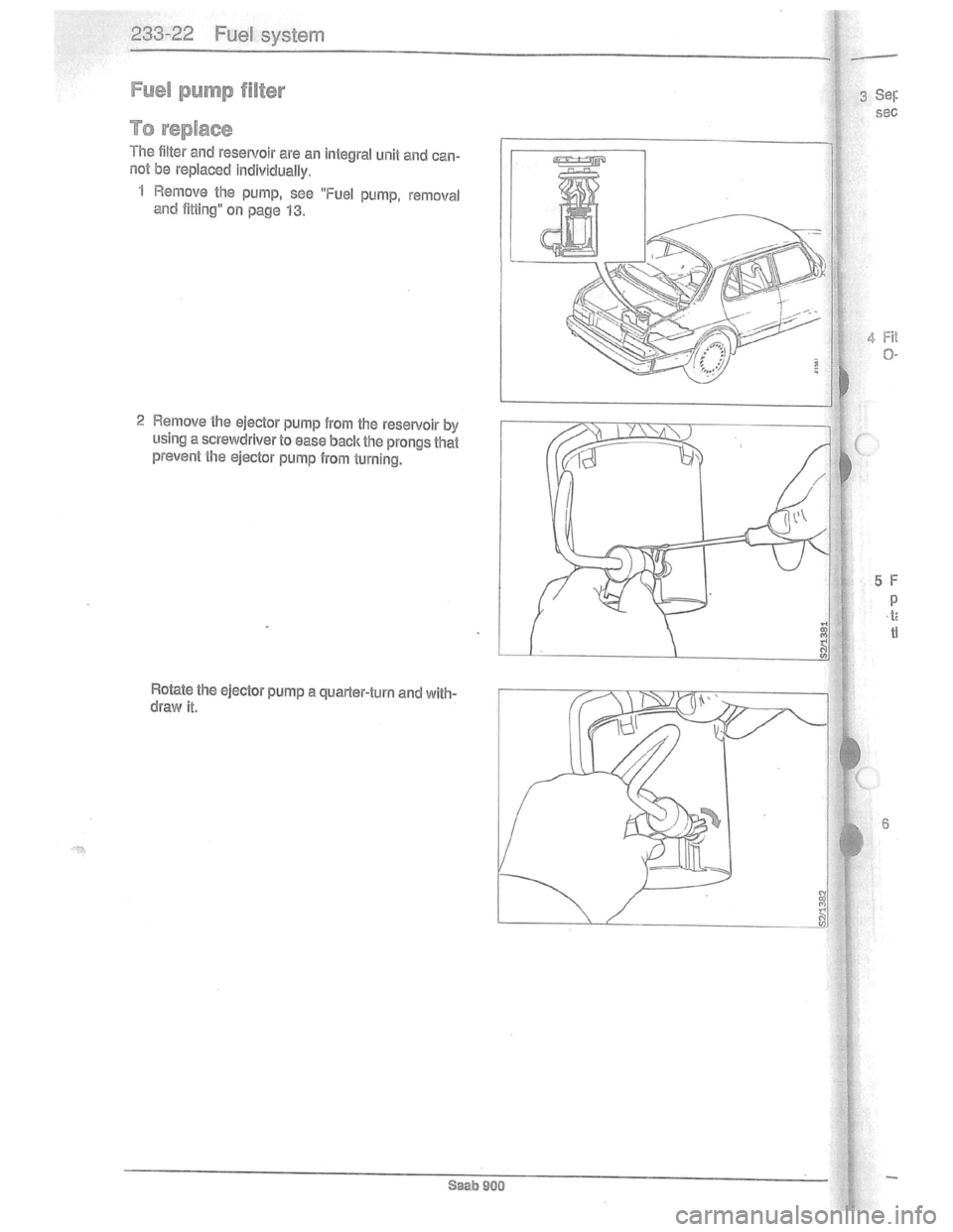 SAAB 900 1981  Service Manual Downloaded from www.Manualslib.com manuals search engine   