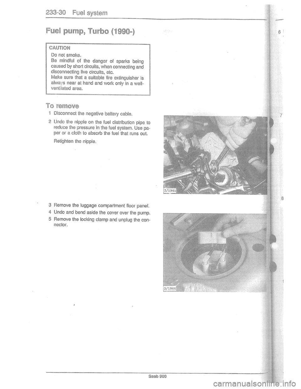 SAAB 900 1981  Service Manual Downloaded from www.Manualslib.com manuals search engine   