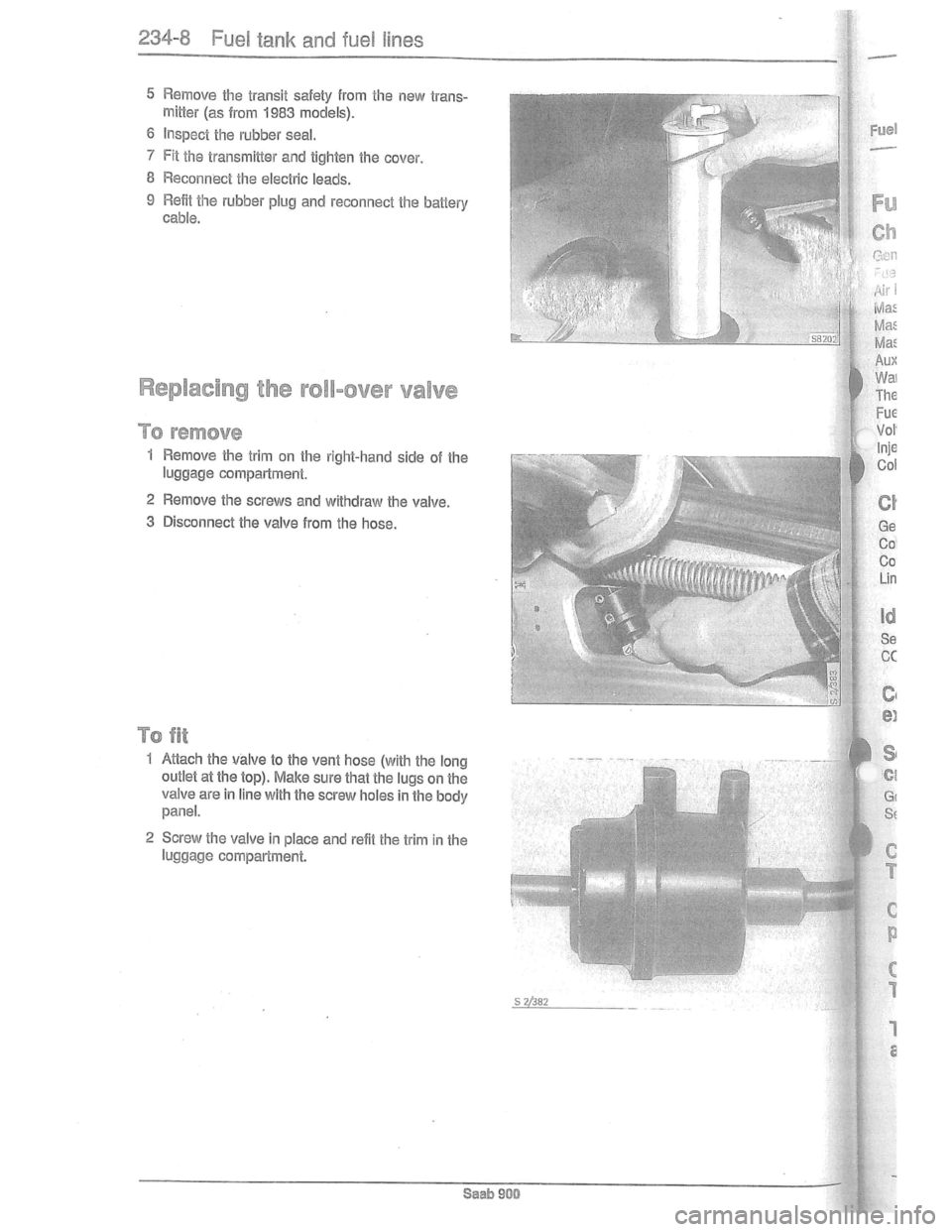 SAAB 900 1981  Service Manual Downloaded from www.Manualslib.com manuals search engine   