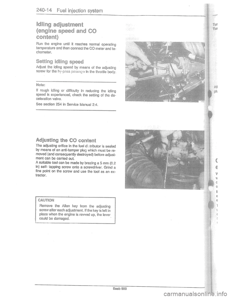 SAAB 900 1981  Service Manual Downloaded from www.Manualslib.com manuals search engine   