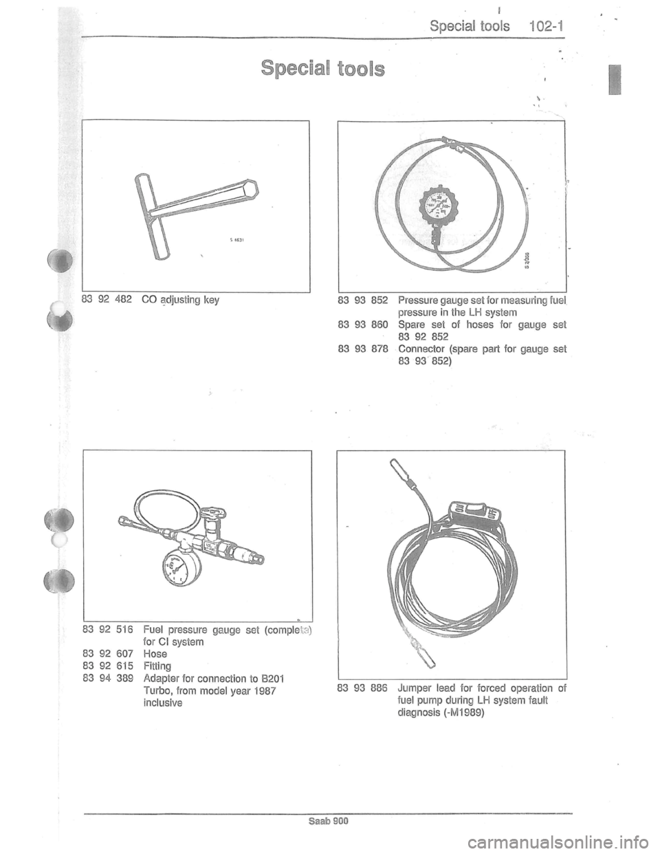 SAAB 900 1981  Service Manual Downloaded from www.Manualslib.com manuals search engine   