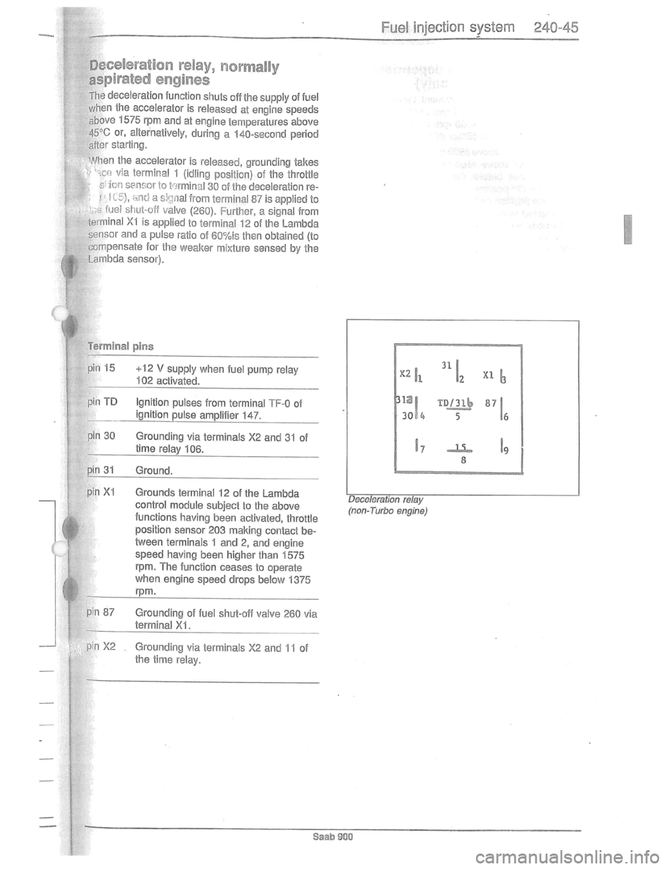 SAAB 900 1981  Service Manual Downloaded from www.Manualslib.com manuals search engine   