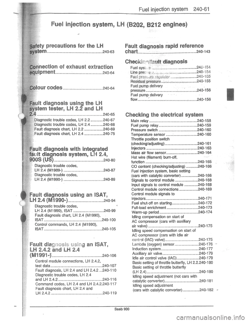 SAAB 900 1981  Service Manual Downloaded from www.Manualslib.com manuals search engine   