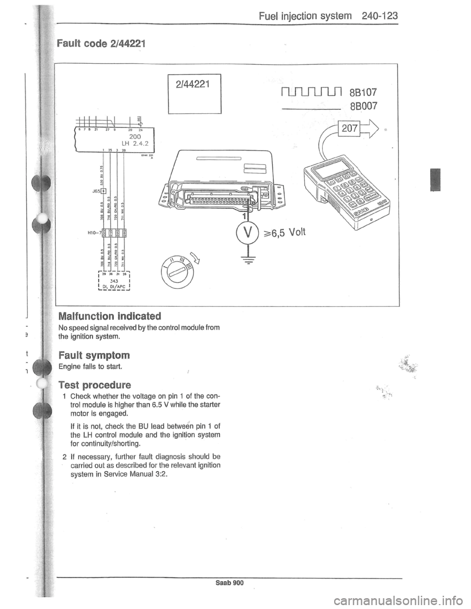 SAAB 900 1981  Service Manual Downloaded from www.Manualslib.com manuals search engine   