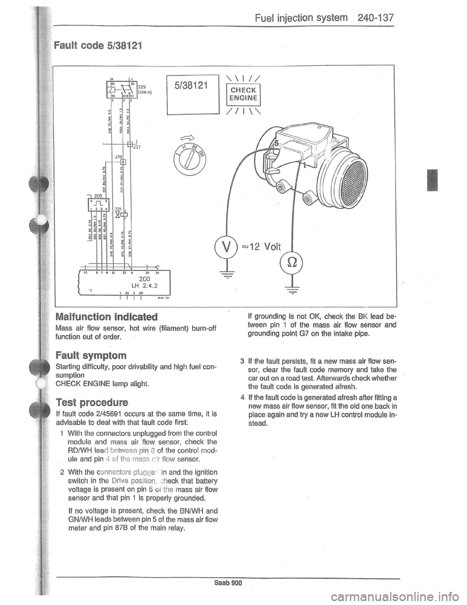 SAAB 900 1981  Service Manual Downloaded from www.Manualslib.com manuals search engine   