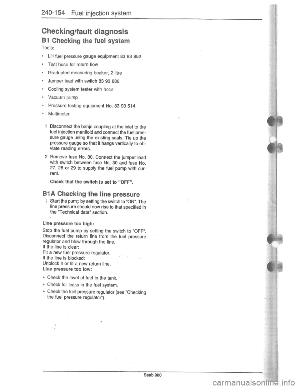 SAAB 900 1981  Service Manual Downloaded from www.Manualslib.com manuals search engine   