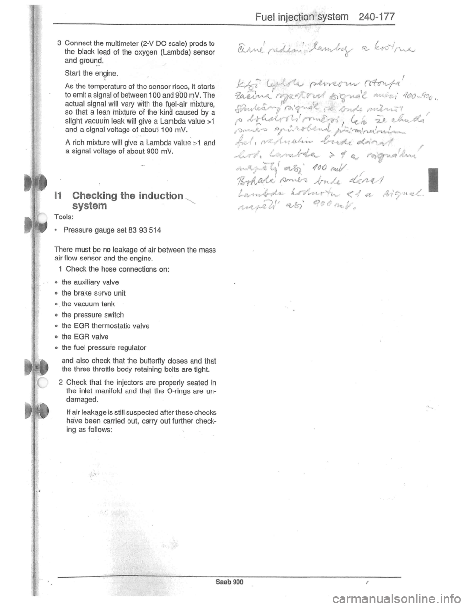 SAAB 900 1981  Service Manual Downloaded from www.Manualslib.com manuals search engine   