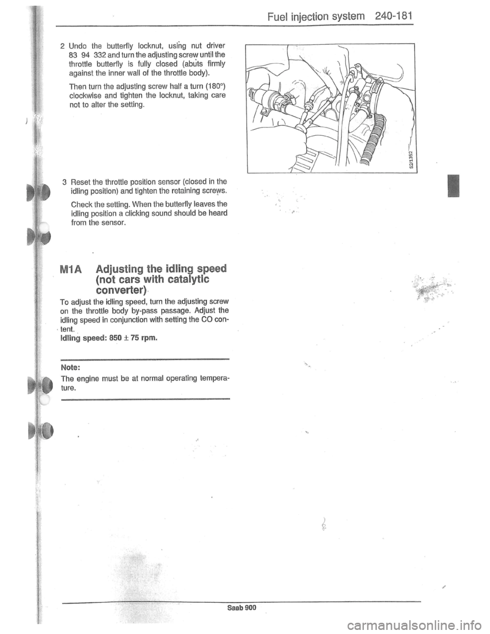 SAAB 900 1981  Service Manual Downloaded from www.Manualslib.com manuals search engine   
