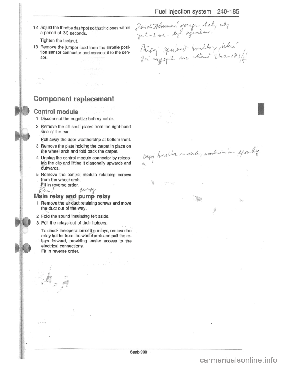 SAAB 900 1981  Service Manual Downloaded from www.Manualslib.com manuals search engine   