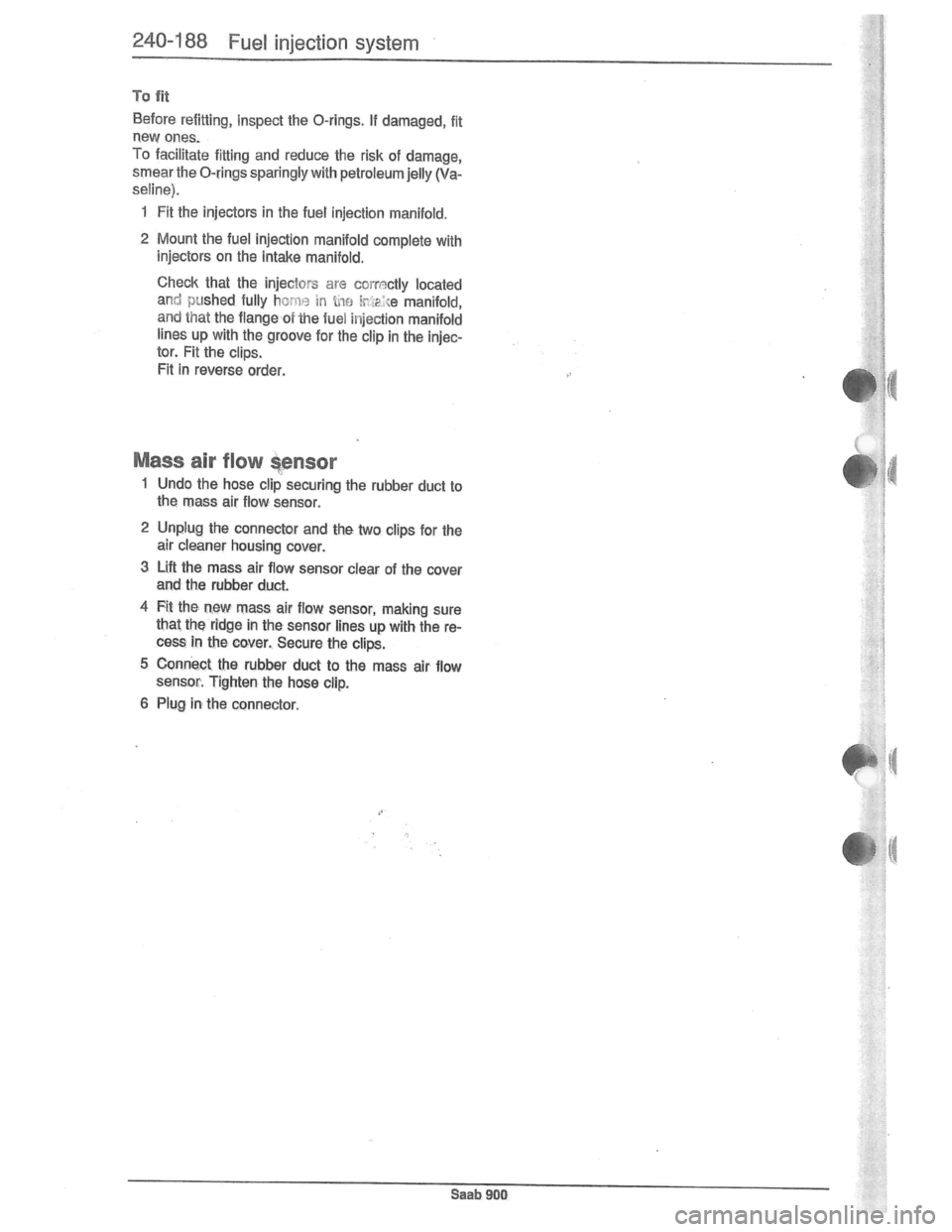 SAAB 900 1981  Service Manual Downloaded from www.Manualslib.com manuals search engine   