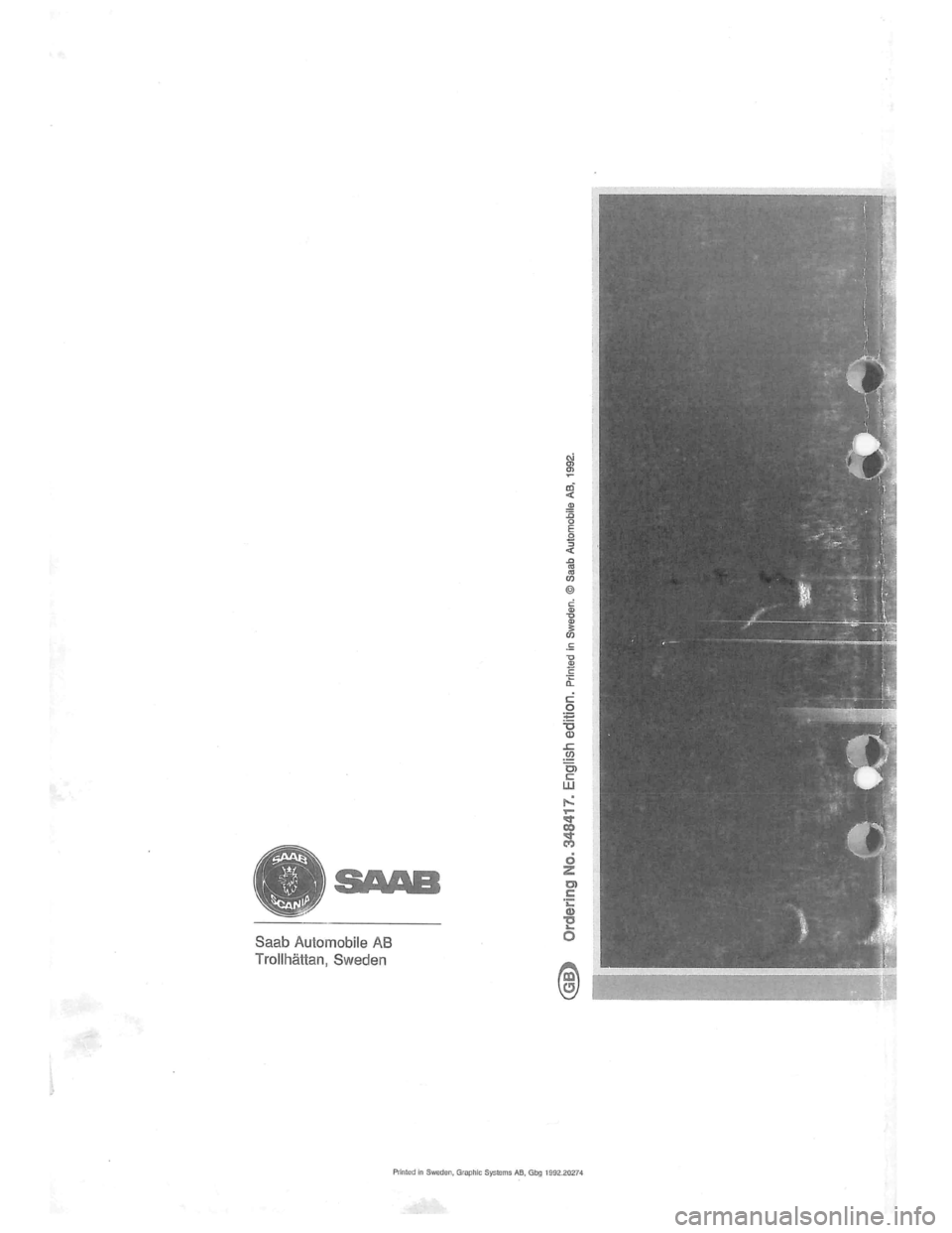 SAAB 900 1981  Service Manual Downloaded from www.Manualslib.com manuals search engine   