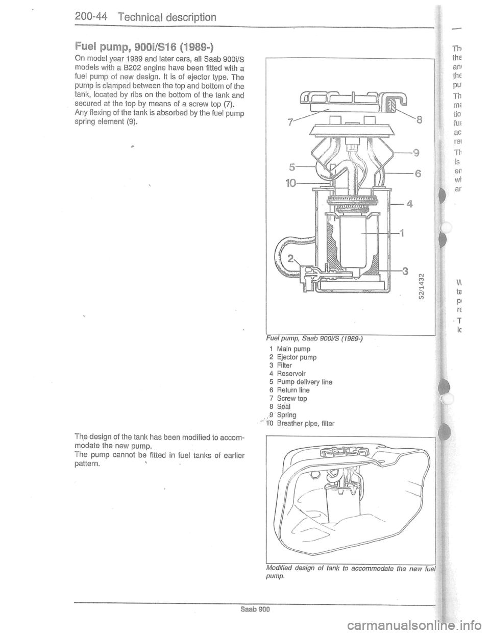 SAAB 900 1981  Service Manual Downloaded from www.Manualslib.com manuals search engine   