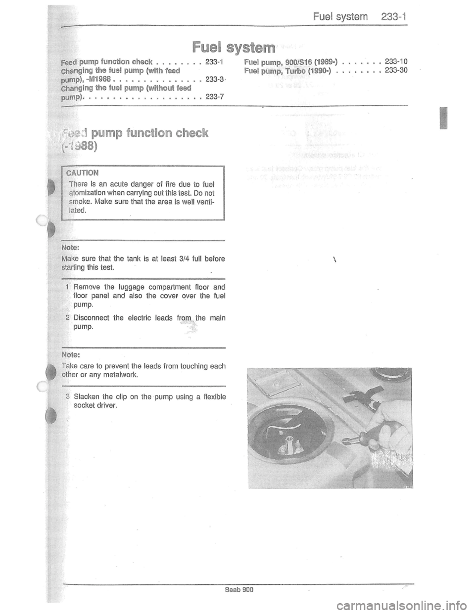 SAAB 900 1981  Service Manual Downloaded from www.Manualslib.com manuals search engine   