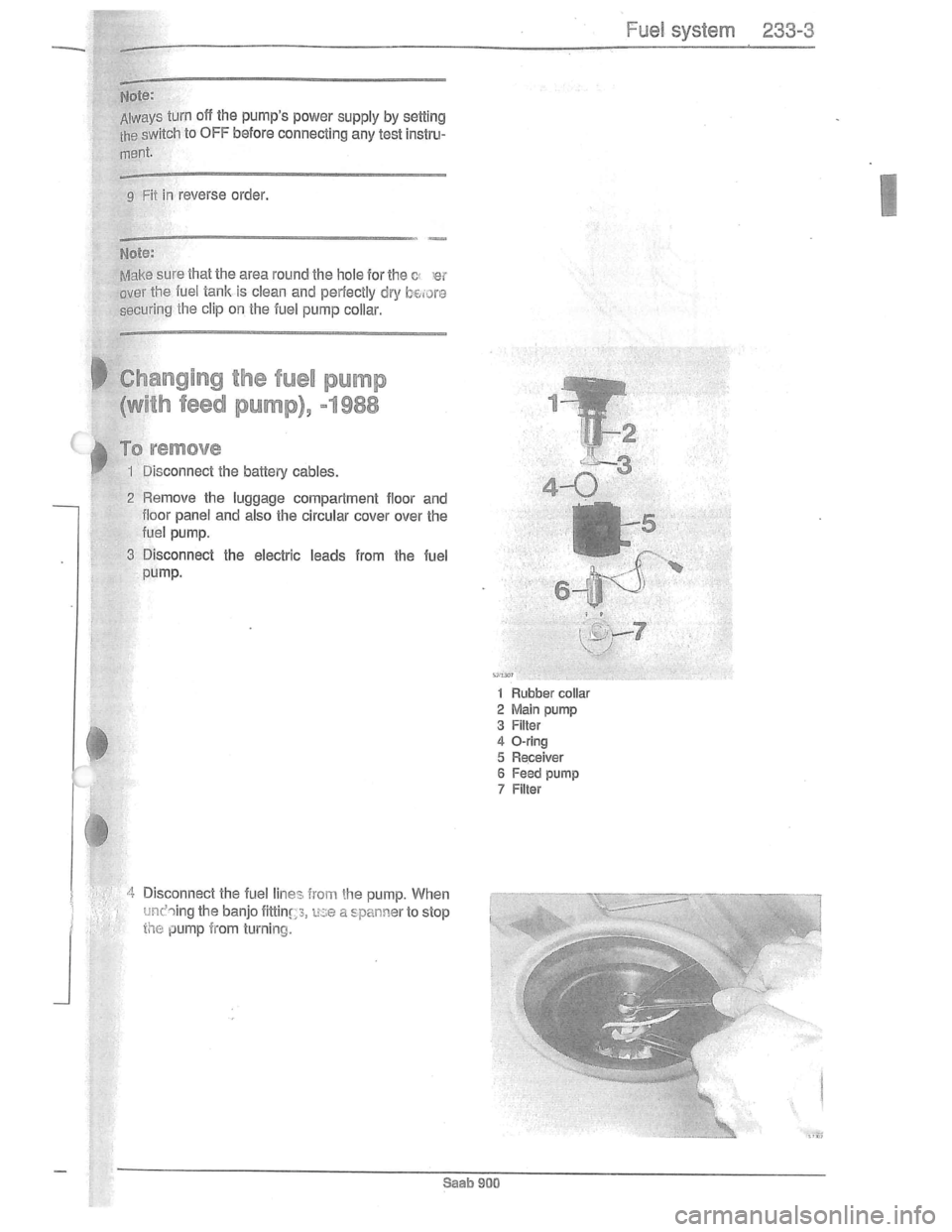 SAAB 900 1981  Service Manual Downloaded from www.Manualslib.com manuals search engine   