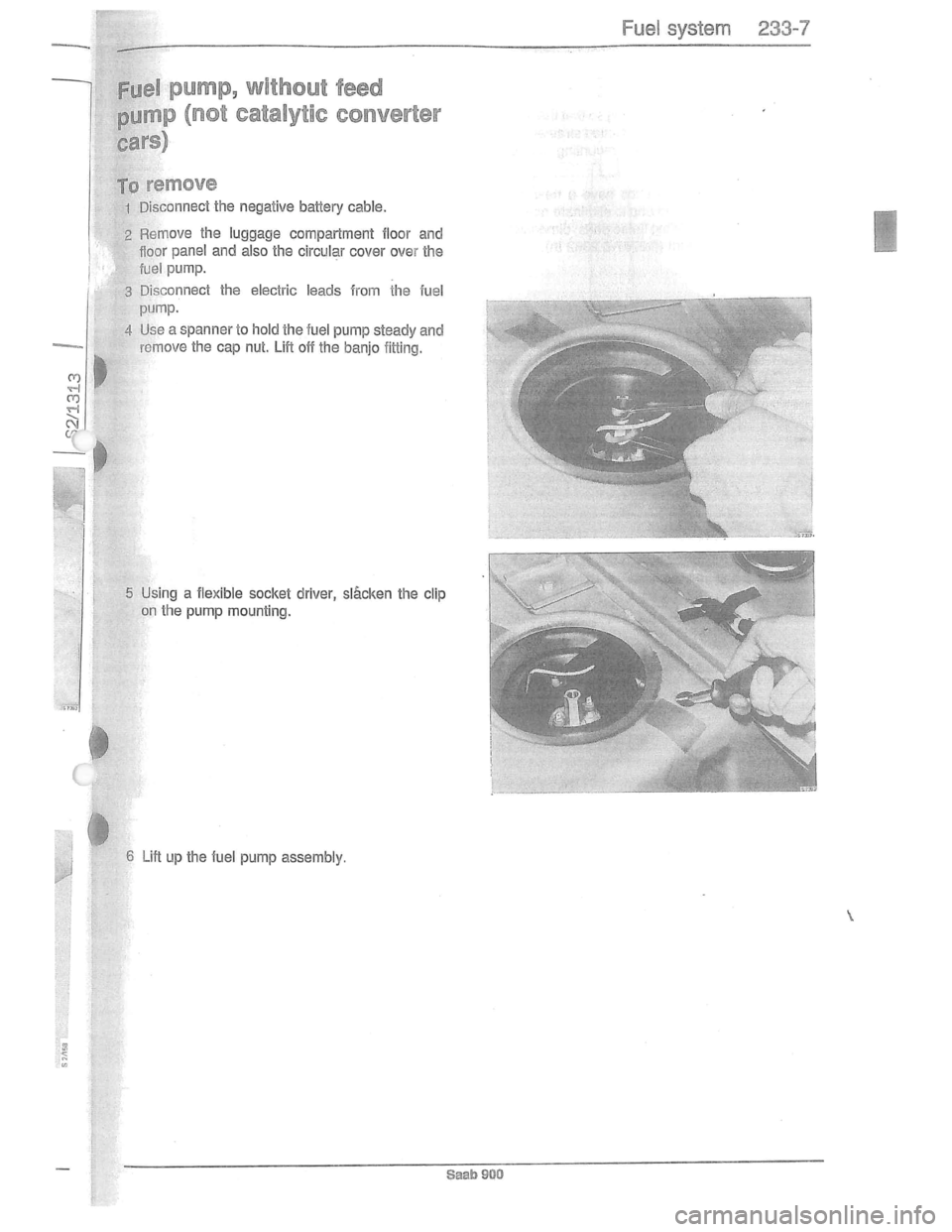 SAAB 900 1981  Service Manual Downloaded from www.Manualslib.com manuals search engine   