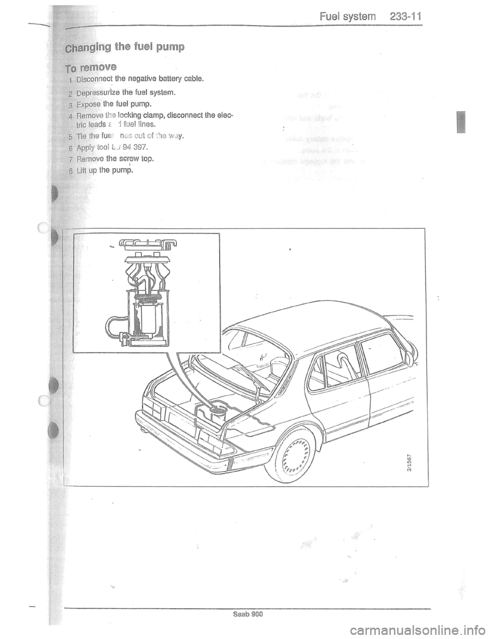 SAAB 900 1981  Service Manual Downloaded from www.Manualslib.com manuals search engine   