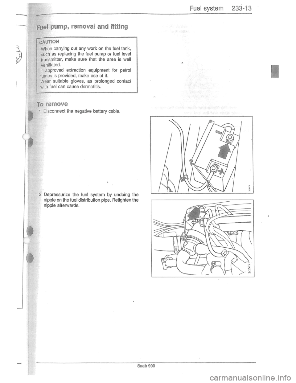 SAAB 900 1981  Service Manual Downloaded from www.Manualslib.com manuals search engine   