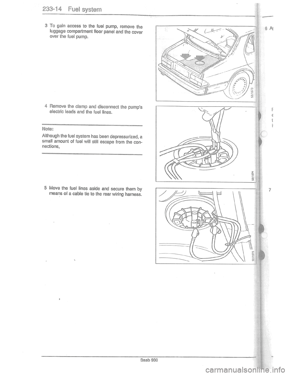 SAAB 900 1981  Service Manual Downloaded from www.Manualslib.com manuals search engine   