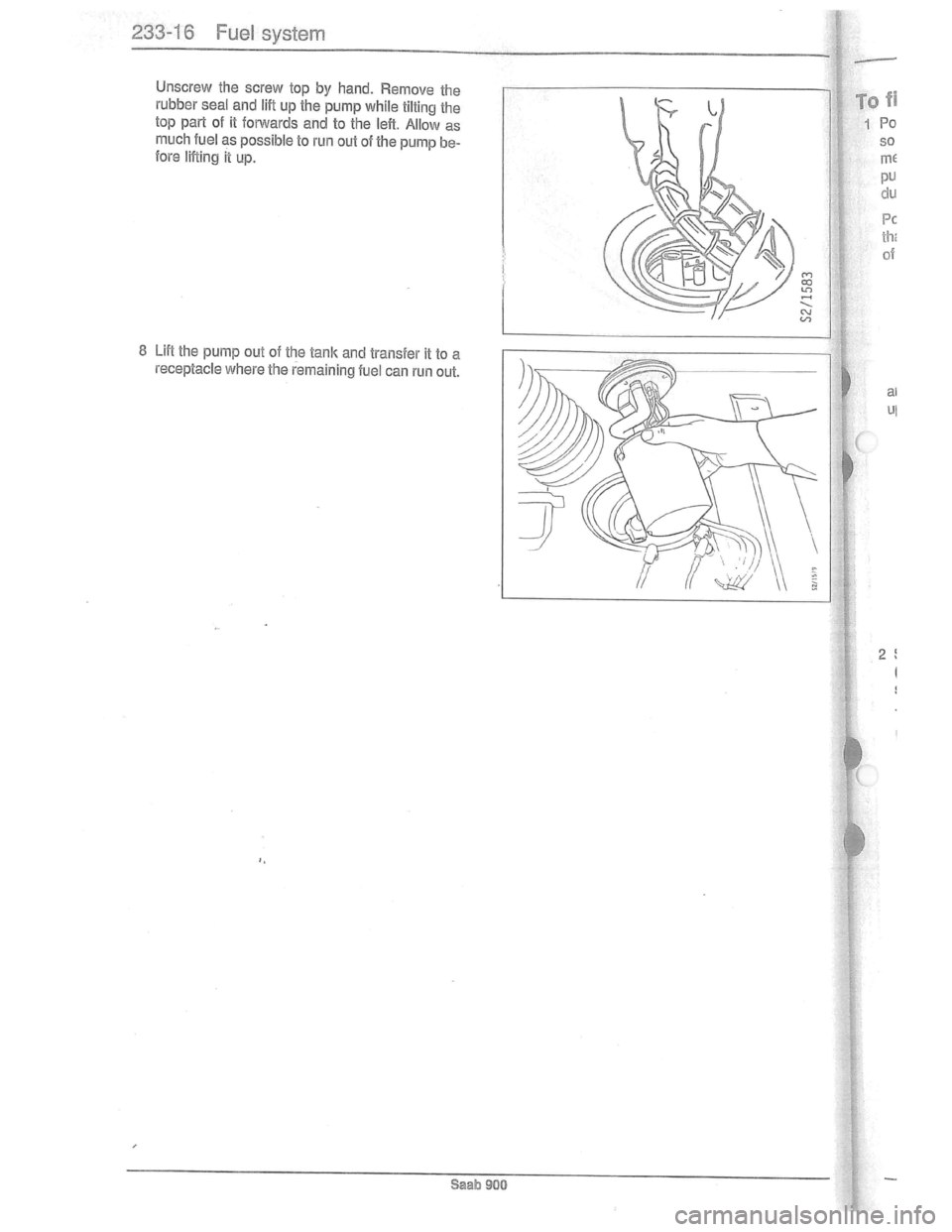 SAAB 900 1981  Service Manual Downloaded from www.Manualslib.com manuals search engine   