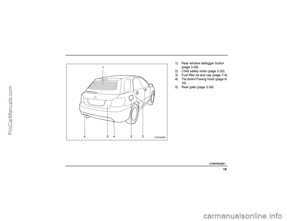 SAAB 9-2X 2005  Owners Manual 
1
����
	


5 44321
UGF062BB
,E *

	

D3-E
E #


)D.E
3E =	



D0GE
GE 
H


)D
