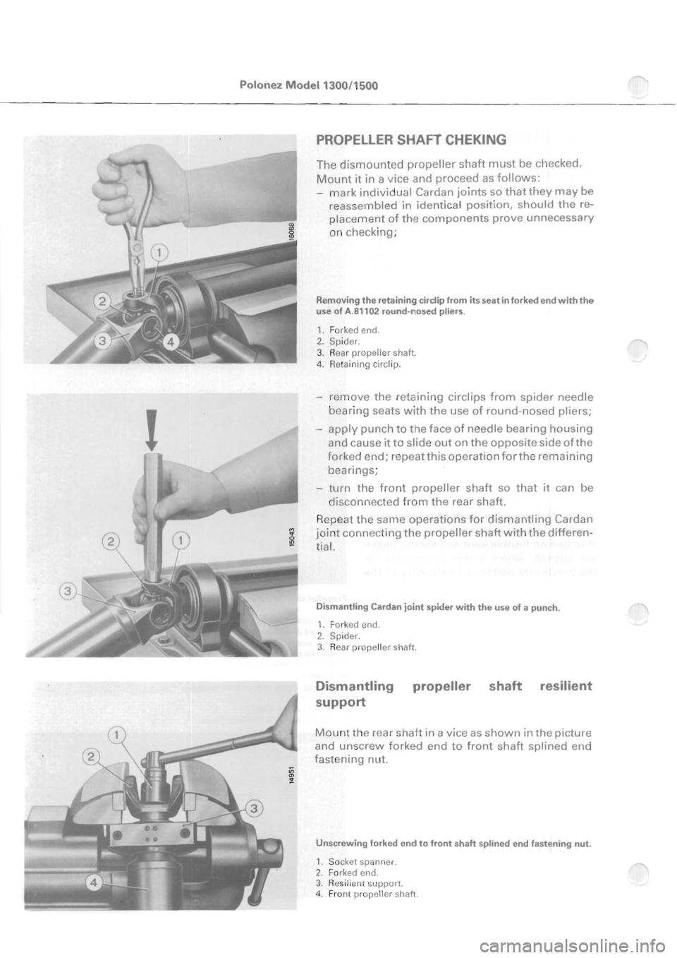 POLONEZ FSO 1300 1978  Repair Manual 