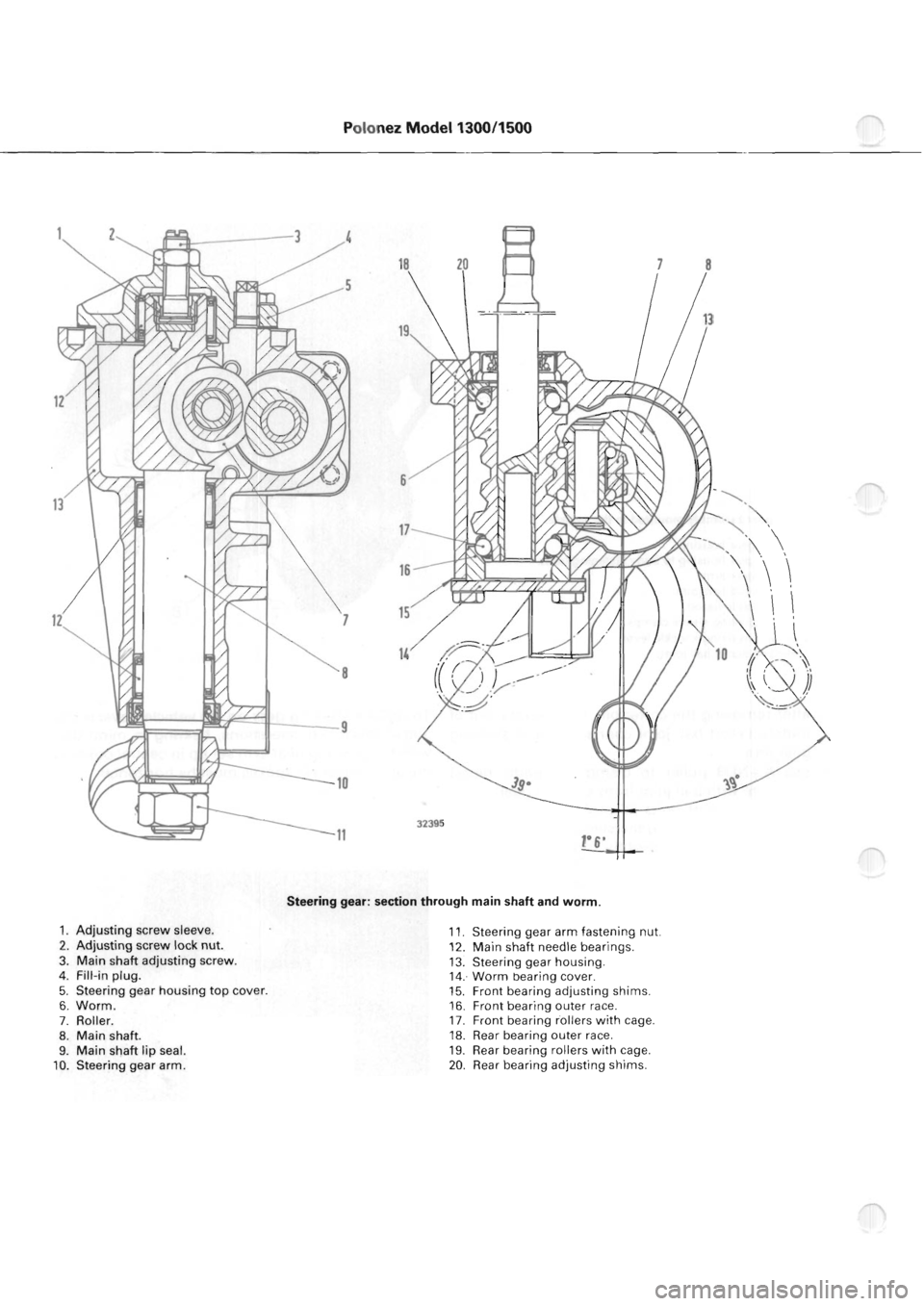 POLONEZ FSO 1300 1978  Repair Manual 