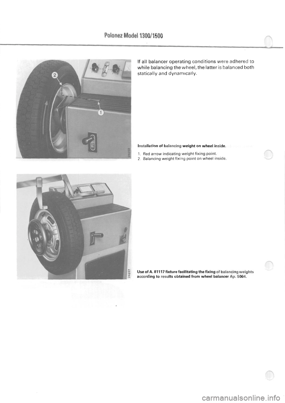 POLONEZ FSO 1300 1978  Repair Manual 