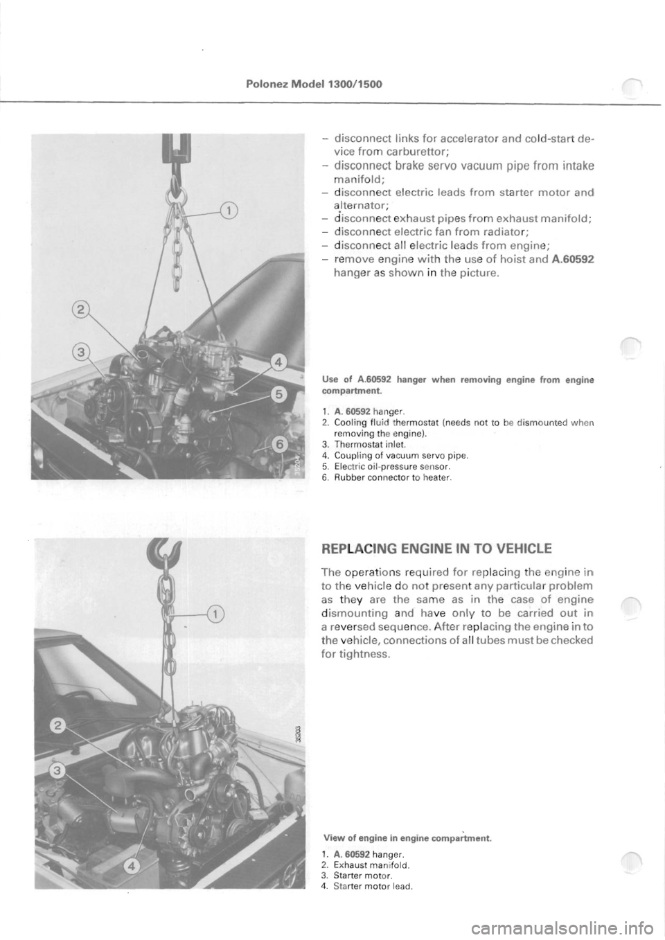 POLONEZ FSO 1300 1978  Repair Manual 