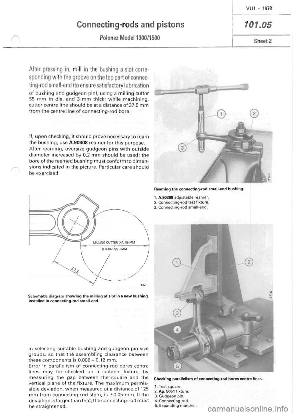 POLONEZ FSO 1300 1978  Repair Manual 