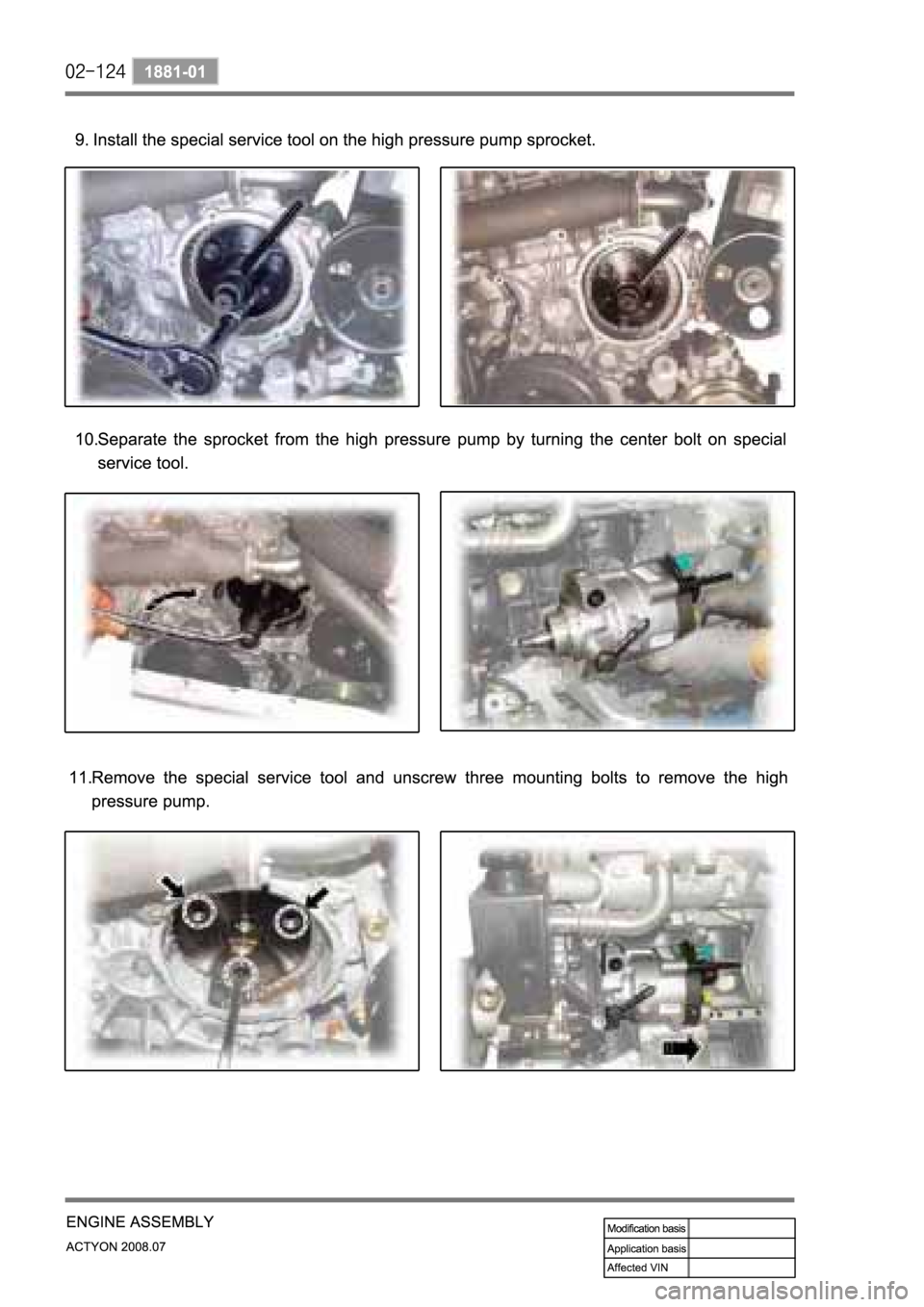 SSANGYONG ACTYON 2008  Service Repair Manual 