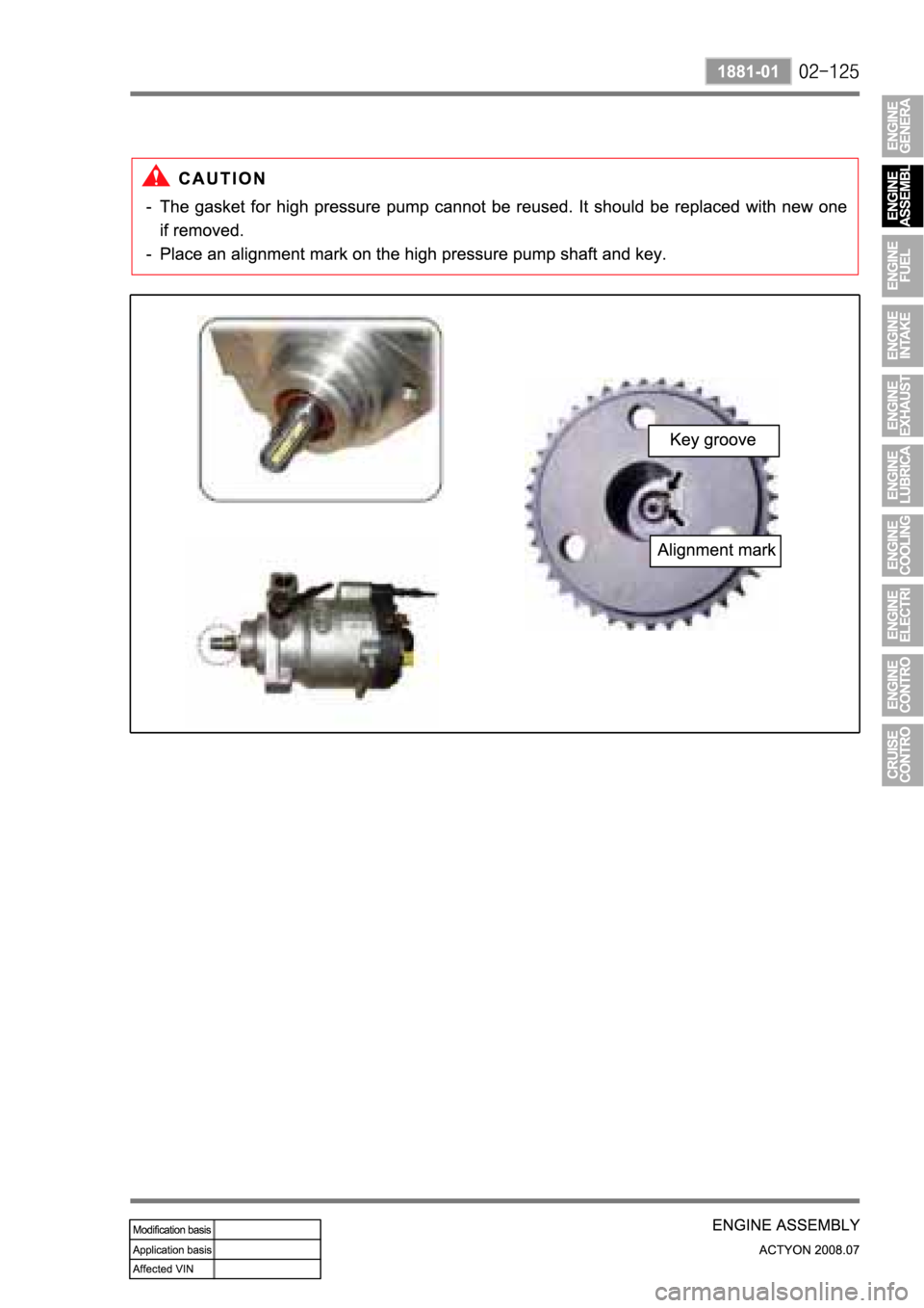 SSANGYONG ACTYON 2008  Service Repair Manual 