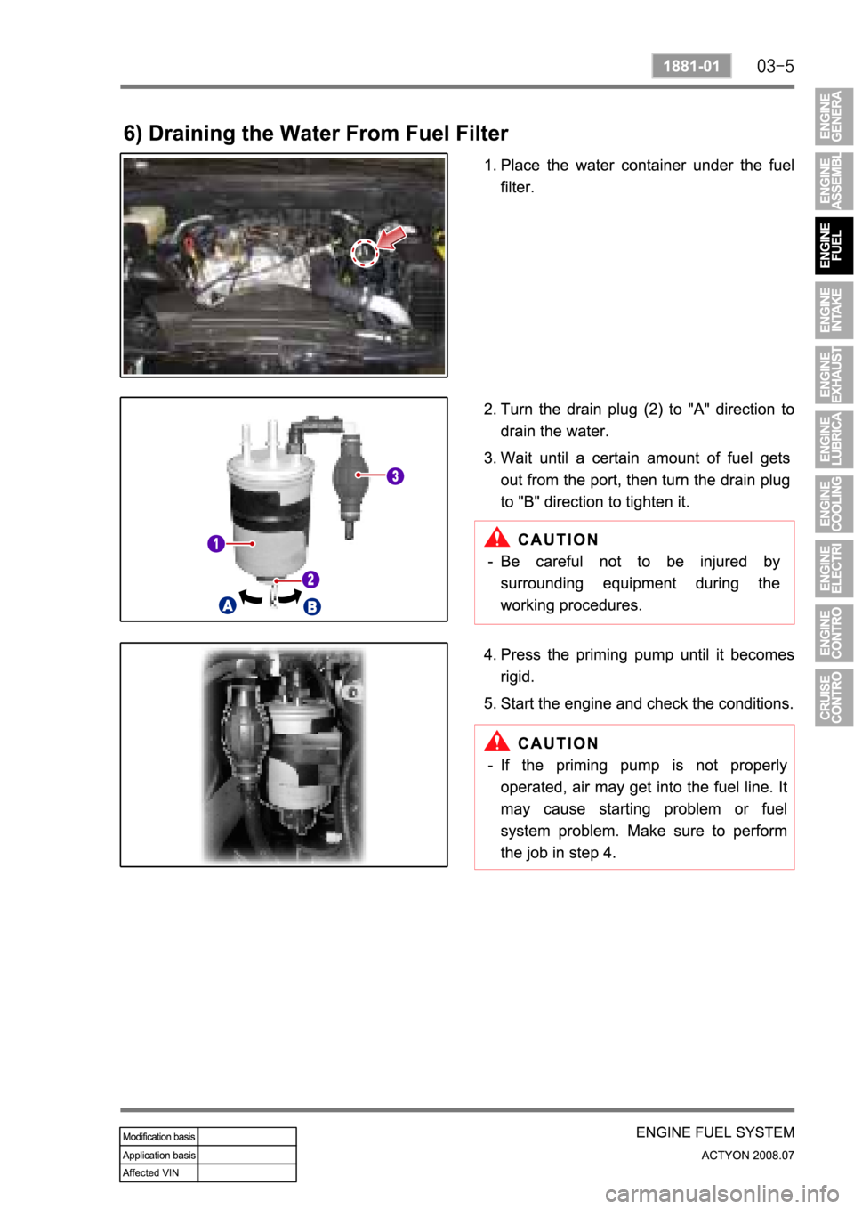 SSANGYONG ACTYON 2008  Service Repair Manual 