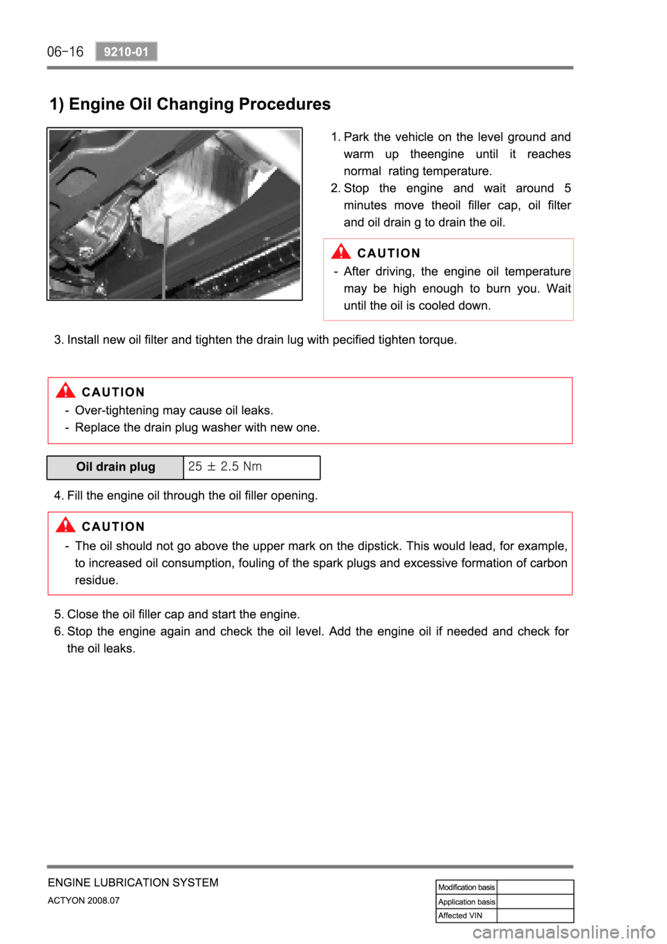 SSANGYONG ACTYON 2008  Service Repair Manual 