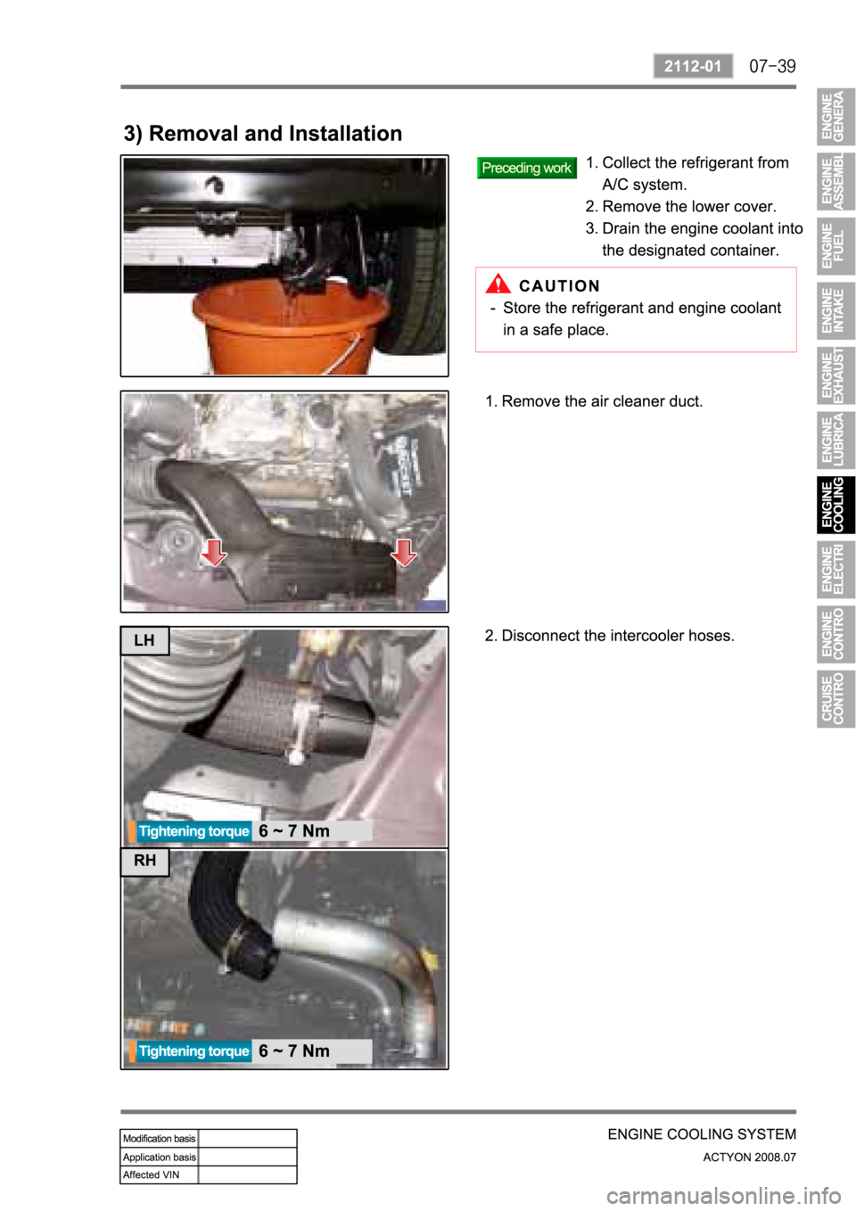 SSANGYONG ACTYON 2008  Service Repair Manual 
