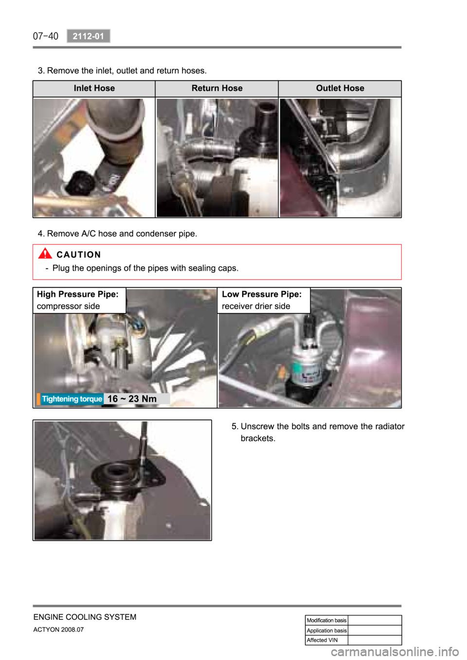 SSANGYONG ACTYON 2008  Service Repair Manual 