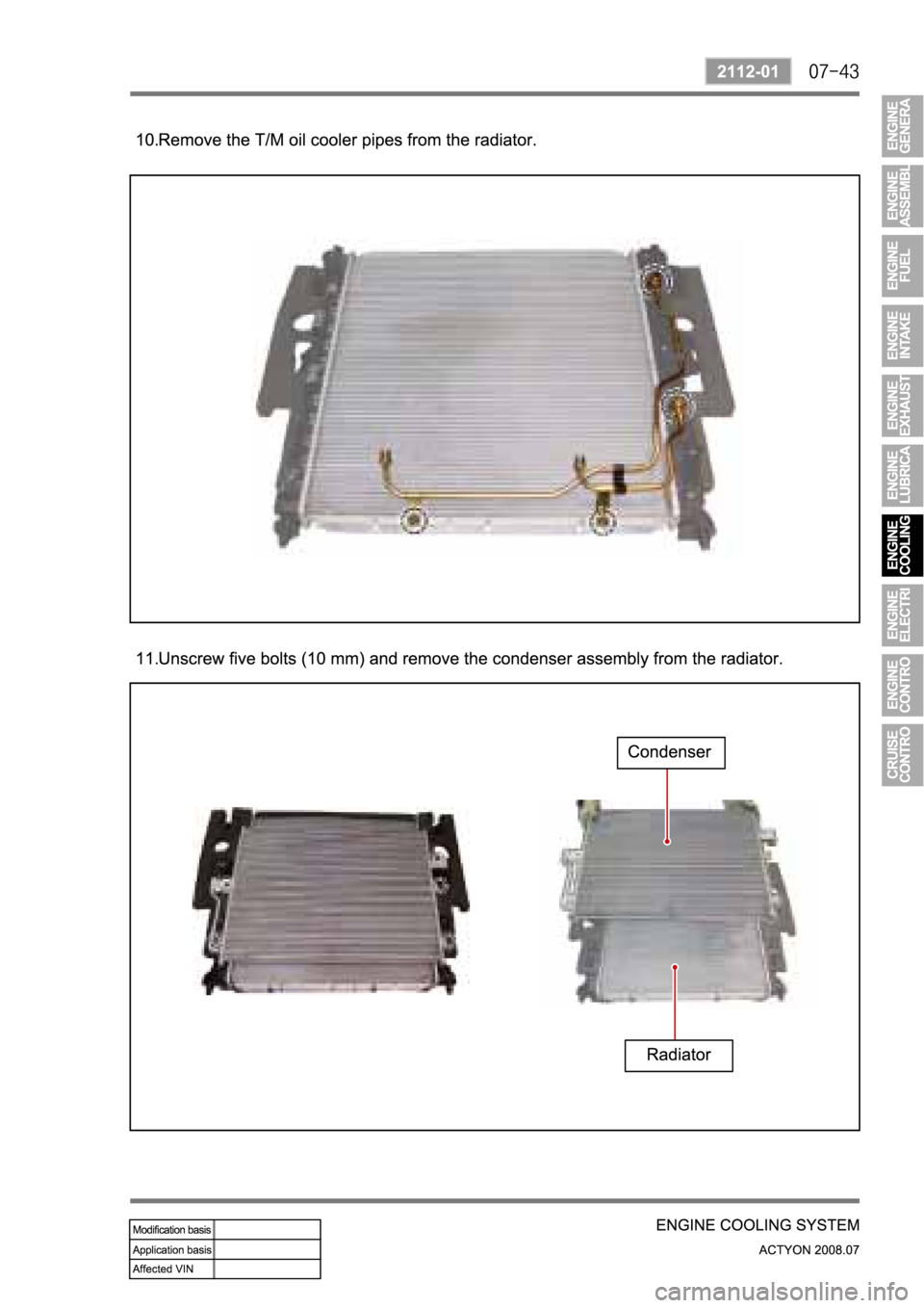 SSANGYONG ACTYON 2008  Service Repair Manual 