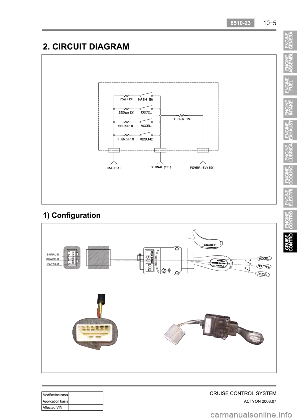 SSANGYONG ACTYON 2008  Service Repair Manual 