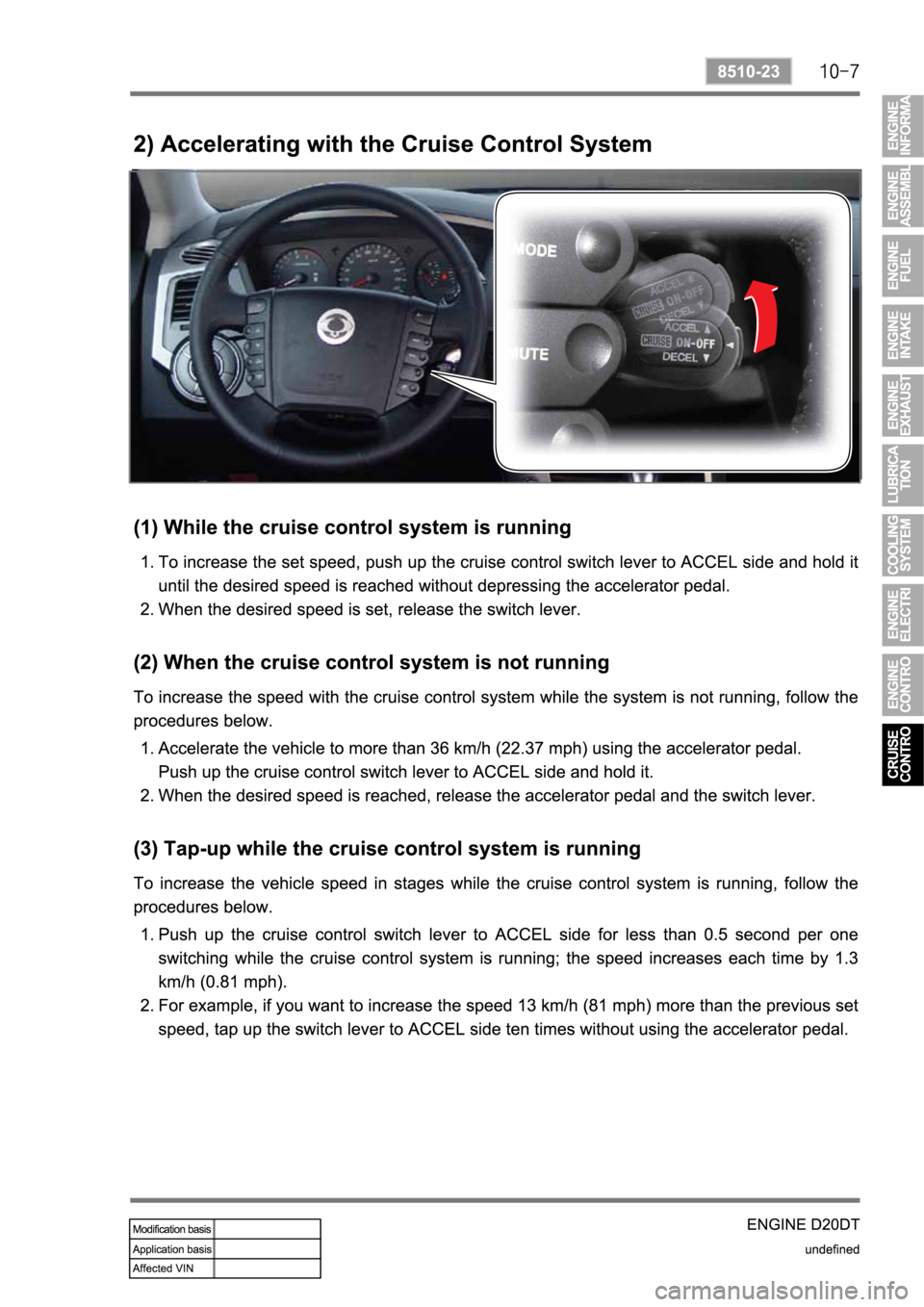 SSANGYONG KYRON 2010  Service Manual 